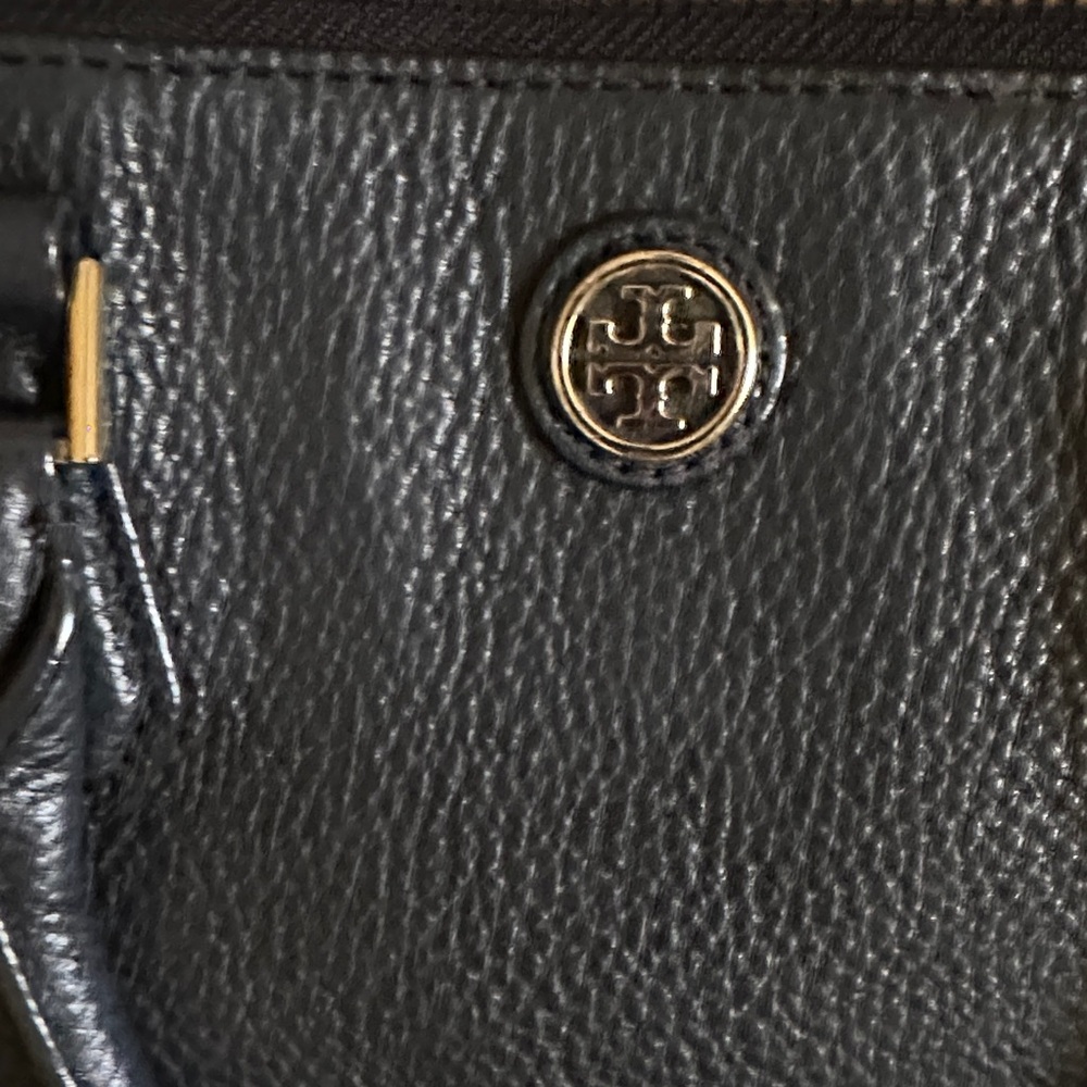 Tory Burch Black Leather Satchel - Picture 3 of 12